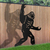 Bigfoot Outdoor Garden Decor, 6.6ft Bigfoot Outdoor Statues Metal Yard Art, Big Foot Sasquatch Birthdays Gifts for Men Women Dad Boys for Patio, Backyard Decorations