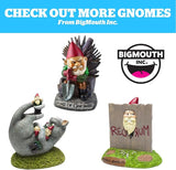 BigMouth Inc Go Away Garden Gnome Statue, Funny Outdoor Lawn & Yard Figurine, Housewarming Gag Gift Sculpture Decorations