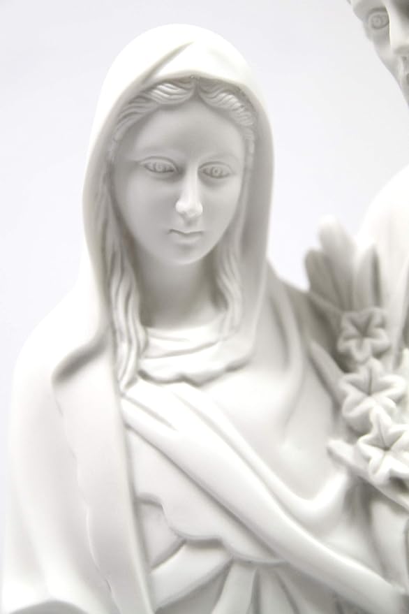 Vittoria Collection 20 Inch Holy Family Joseph Mary Baby Jesus Italian Statue Sculpture Figurine Made in Italy Indoor Outdoor Garden
