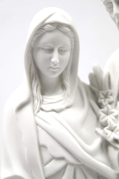 Vittoria Collection 20 Inch Holy Family Joseph Mary Baby Jesus Italian Statue Sculpture Figurine Made in Italy Indoor Outdoor Garden