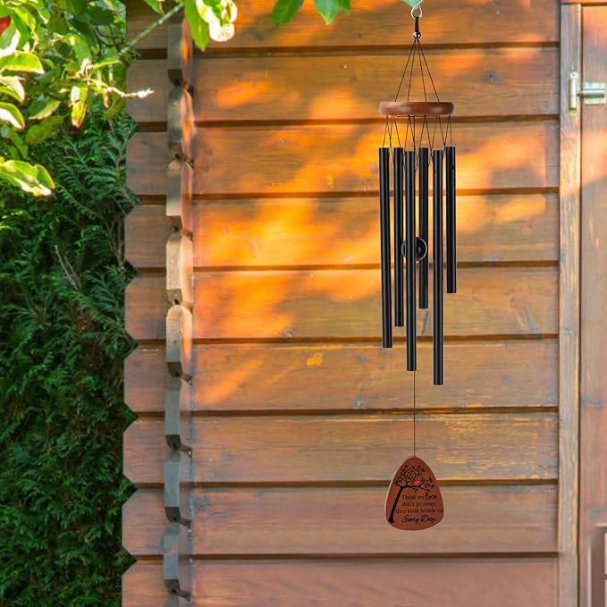 PRSTENLY Memorial Wind Chimes, 26 Inch Memorial Gifts for Loss of Loved One, Sympathy Gift Baskets for Loss of Mom Dad Son Daughter Husband Wife, Bereavement Remembrance Gift in Memory of Loved One