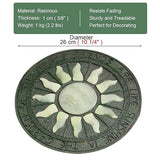 Luminous Garden Stepping Stone, Retro Style Outdoor Backyards Pathway Décor Step Stones, Weatherproof Garden Landscaping Decorative Stone (Size : Style5)