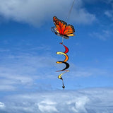 In the Breeze Monarch Butterfly Theme Twister Outdoor Hanging Decoration, 4289