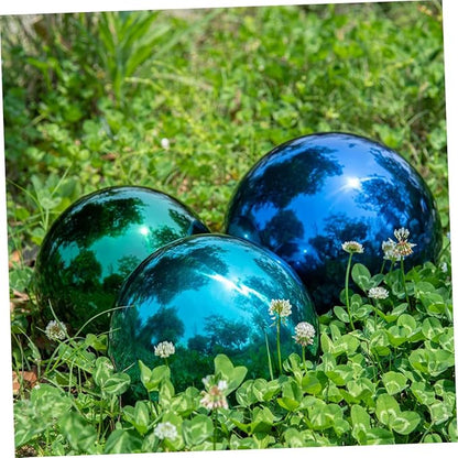 Stainless Steel Gazing Ball 6 Inch Polished Mirror Garden Sphere Decorative Outdoor Reflection Globe Metal Garden Ball Decor