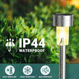GIGALUMI Solar Lights Outdoor Waterproof, 20 Pack Multicolor, Garden Decor Pathway Lights Solar Powered for Yard Patio, Lawn and Landscape