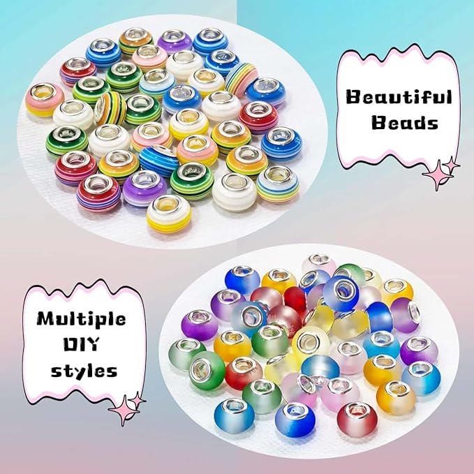 255Pcs Fairy Garden Accessories Outdoor Kit for Different Holidays, 12IN Fairy Wand Garden Stake Beads Kits with 225 Large Hole Beads, Beaded Garden Stake Kit (Crystal Flower)