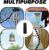 1 Pack Wind Spinner Motor Hanging Display Rotating Motor Battery Operated Multi-Purposes Rotatable Hook for Garden Outdoor Decoration(Black)