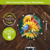 Briarwood Lane Birds in the Garden Illuminated Wind Chime