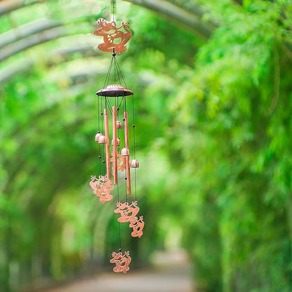 Frog Wind Chimes for Outside,Frog Gifts for Women/Men/Sympathy Memorial/Festival Birthday Gifts Metal windchimes Outdoors/Indoors,Patio,Garden Decor,Yard,Home Decor,Porch