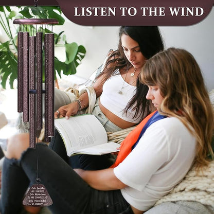 Mothers Day Friend Gifts for Woman, Best Friend Birthday Gifts for Women 32" Wind Chimes, Best Friends Birthday Gift for Bestie Long Distance, Unique Soul Sister BFF Friendship Gift Ideas