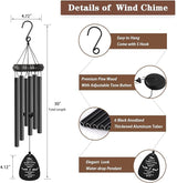 Soopau Sympathy Gifts for Loss of Mom, 30" Metal Memorial Wind Chimes for Loss of Mother, Loss of a Mother Sympathy Gifts, Windchimes in Memory of Mom