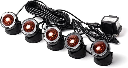Jebao Submersible LED Pond Light, Set of 5