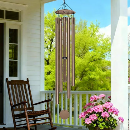65" Extra Large Wind Chimes for Outside Deep Tone,Big WindChimes for Outdoor Porch Garden Patio Balcony Decor, Deep Tone Wind Chimes (Pink)