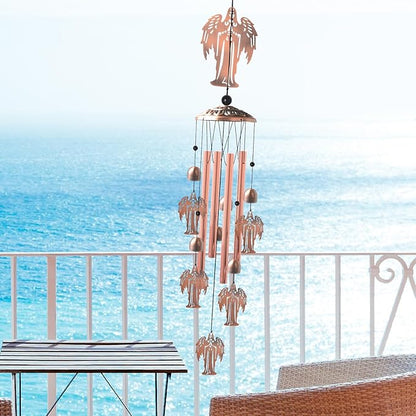 for Women,Angel Wind Chimes Outdoor Angel Lover Birthday Gifts for Men/Mom/Grandma Metal WindChimes Outside/Indoors, Lawn, Patio, Garden Decor, Yard Decorations