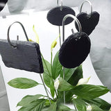 20 Pcs Silver 20cm Plant Label Hooks Markers Label Hanger Garden Plant Sign Stake Rustproof Deformed Garden Sign Hooks Hanging Rods for Flower Planter Plant Container Accessories