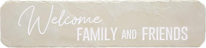 Pavilion – Welcome Family & Friends – 16” Indoor Outdoor Weatherproof Decorative Garden Stepping Stone Housewarming Gift