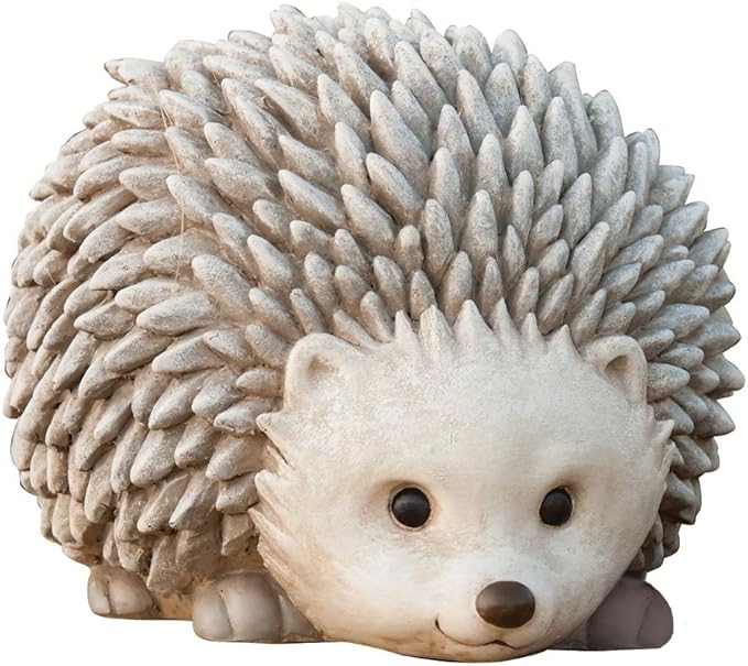 Roman Pudgy Pal Garden Figure, 75262, Hedgehog, 6.25 inches tall
