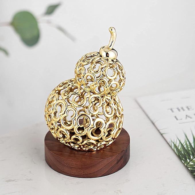 Garden Ornaments Decor Statue Outdoor,Abstract Unique Statue Sculpture Creative Statues and Sculptures Outdoor Decor for Garden,Lucky Gourd Statue Decoration Office Study Modern Living Room