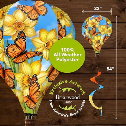 Briarwood Lane Monarch Butterflies Hot Air Balloon Spinner