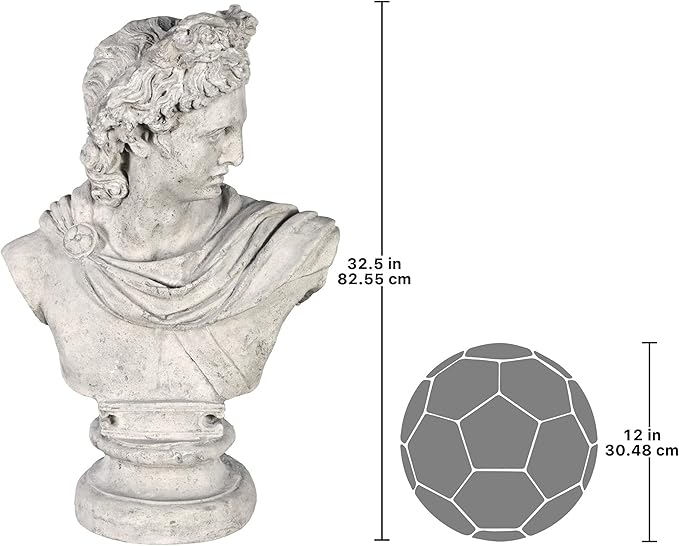 Design Toscano Apollo Belvedere Sculptural Bust