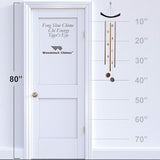 Woodstock Chimes Signature Collection, Woodstock Feng Shui Chime, 41'' Chi Energy Tiger's-Eye Eastern Energies Wind Chimes for Outdoor, Patio, Home or Garden Décor (CET)
