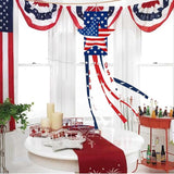 40 Inches USA Star Windsock Decoration, Patriotic Themed Hanging Wind Sock Ornament with Red, White, Blue Streamers, 'USA' Lettering, and Stars for 4th of July, Memorial Day, Veterans Day Decor