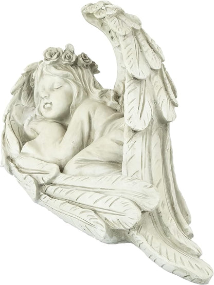 Northlight 16" Sleeping Heavenly Angel Outdoor Garden Statue
