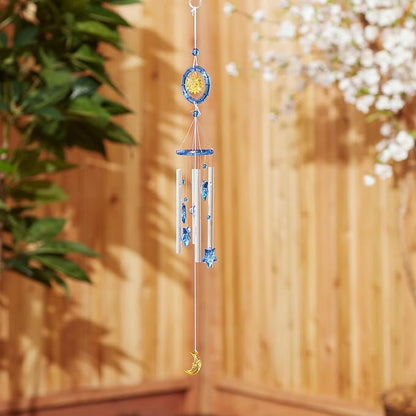 Gifts & Decor Celestial Acrylic Hanging Outdoor Wind Chime