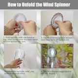 8Pack 4inch Sublimation Wind Spinner Blanks 3D Aluminum Metal Wind Sculpture Kinetic Spinners for Yard and Garden Indoor Art Ornaments Hanging Decoration (Dream Catcher)