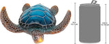 Large Blue SEA Turtle Statue