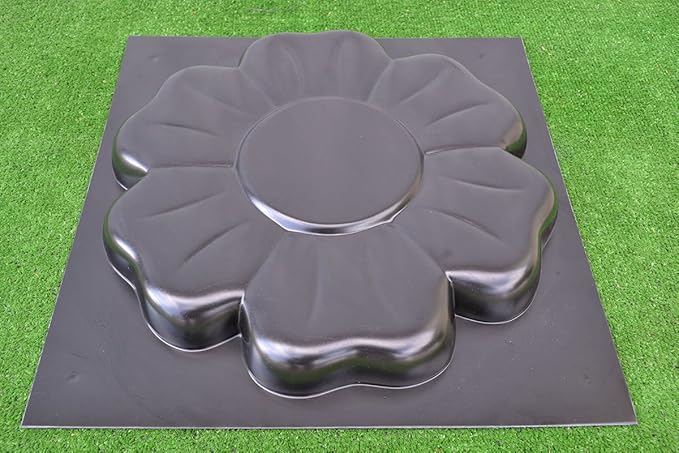 SvitMolds Concrete Mold DIY Flower Stepping Stone Mold Concrete Cement Mould ABS for Garden Path S14
