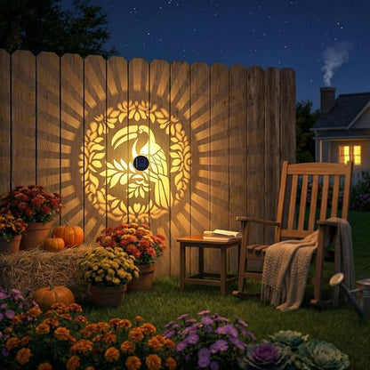 Gardsee Solar Fence Lights Outdoor 2 Pack Deck Step Wall Lights Butterfly Metal Waterproof LED Warm Yellow Light for Garden Post Patio Backyard Yard Decor (Black 6)