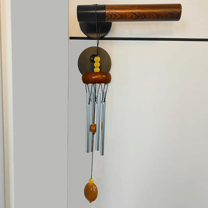 Small Wind Chimes for Outside,Mini Wind Chimes for Indoor,with Wind Catcher, Suitable as A Gift,Christmas Windchimes Indoors Gifts for Unisex (Yellow)