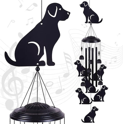 Dogs Wind Chimes Outdoor Decor, Mobile Wind Catcher, Retro Wind Bells, Blessing Wind Chime, Memorial Windchimes for Home, Balcony, Yard, Room, Xmas, Party, Indoor, Garden Decoration, Gifts for Mom