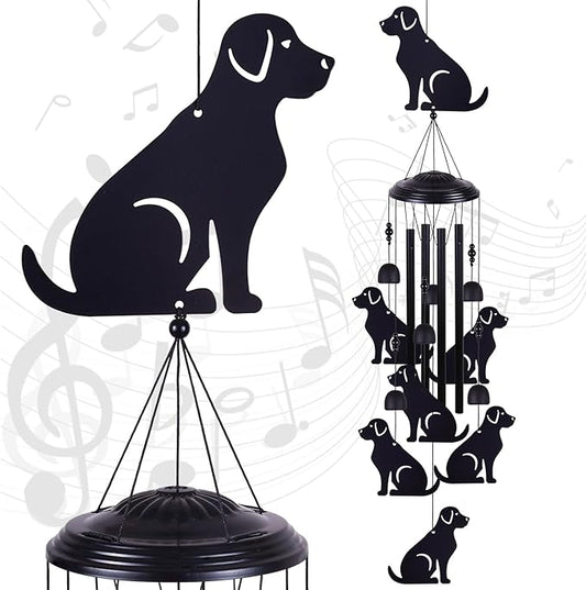 Dogs Wind Chimes Outdoor Decor, Mobile Wind Catcher, Retro Wind Bells, Blessing Wind Chime, Memorial Windchimes for Home, Balcony, Yard, Room, Xmas, Party, Indoor, Garden Decoration, Gifts for Mom