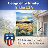 Caroline's Treasures Nevada Sagebrush in Watercolor House Flag Large Porch Sleeve Pole Decorative Outside Yard Banner Artwork Wall Hanging, Polyester, House Size, Multicolor
