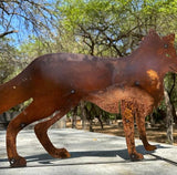 Generic Handmade Metal Rusted Coyote - Garden Decor (MEDIUM 20""), Rustic