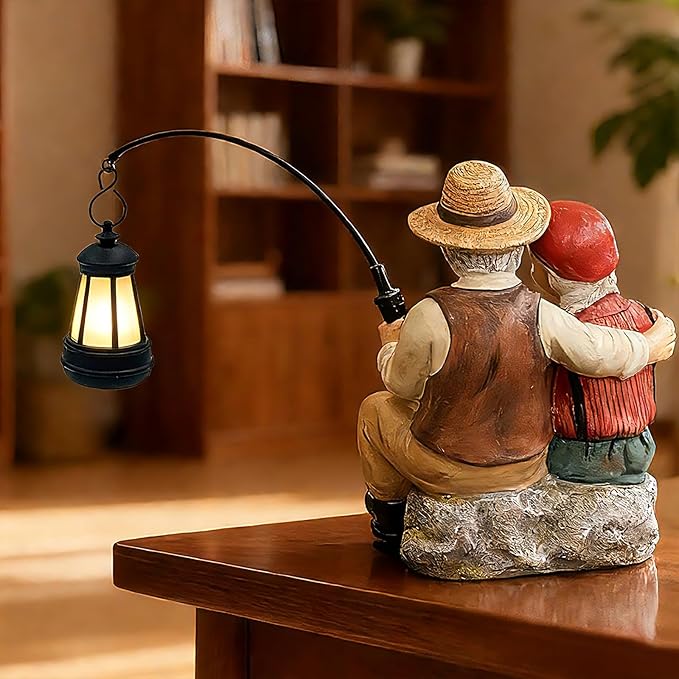 Teaeeno Couple Decor Outdoor Solor Light, Timeless Moments for A Lifelong Partnership, Gifts for Garden/Patio Decor, Essential Gifts for First Love/Anniversaries,Creating A Romantic Ambiance(Color)