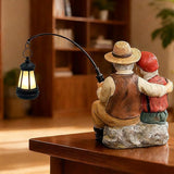 Teaeeno Couple Decor Outdoor Solor Light, Timeless Moments for A Lifelong Partnership, Gifts for Garden/Patio Decor, Essential Gifts for First Love/Anniversaries,Creating A Romantic Ambiance(Color)