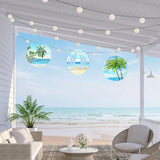 Weysat 6 Pack Sublimation Wind Spinner Blanks 3D Aluminum Wind Spinners Hanging Spinners DIY Crafts Ornaments for Indoor Outdoor Garden Yard Window Porch Front Door Decoration (10 Inch)
