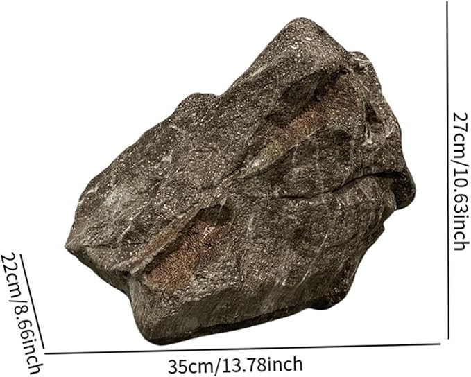 Baoblaze Imitation Rock Landscape Decoration Crafts Creative Decorative Versatile Natural Texture Realistic for Yard Patio Lawn Garden, 35x22x27cm