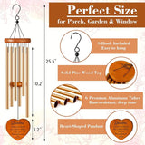 Gifts for Grandma, 25.5" Aluminum Wind Chimes for Outside with Heart Catcher, Grandma Birthday Gift from Grandchildren for Grandmother, Nana Gifts for Birthday, Christmas, Thanksgiving, Home Decor