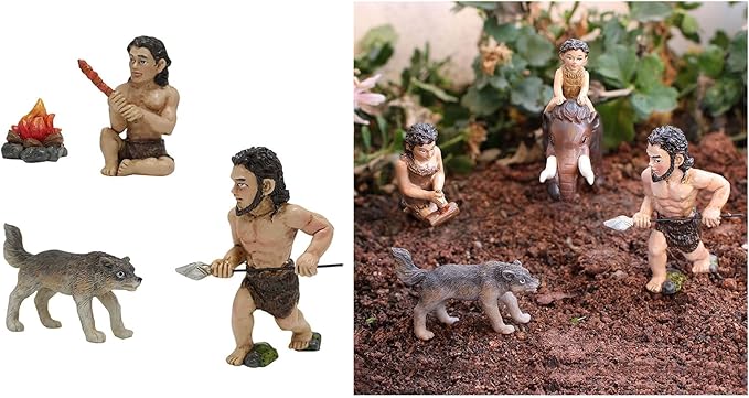 Unique Wildlife Sculpture Set Simulations Wildlife Sculpture Statues Outdoor Garden Decors Handmade Decors for Yard Texture