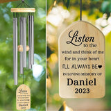 Sympathy Wind Chimes - Memorial Gifts for Loss of Loved One - Funeral Condolence Remembrance Bereavement Gifts