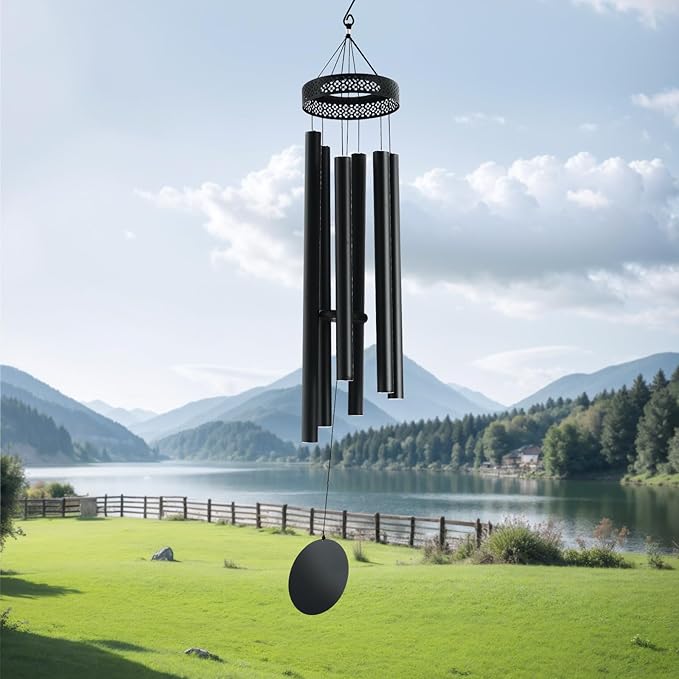 VEVOR 58" Deep Tone Wind Chimes for Outside – Large Memorial Wind Chimes, Sympathy Gifts for Loss of Loved One, Mother, Father, Outdoor Decor for Garden, Patio, Yard, Soothing Melodic Tones
