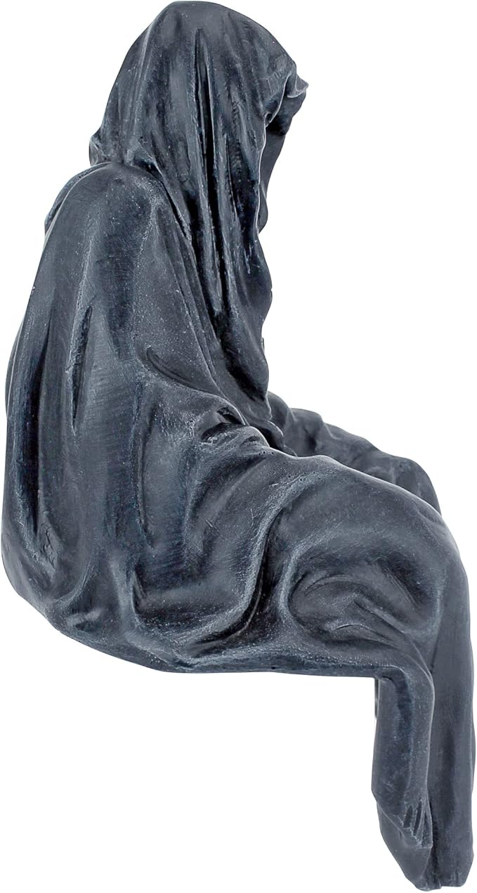 Design Toscano Reaping Solace: The Creeper Sitting Statue