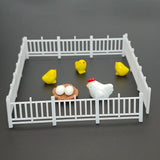 LUOZZY 20 Pcs Miniature Doll Fences Fairy Garden Ornament Vintage Fences Micro-Landscape Dollhouse Decorations