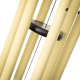 Woodstock Chimes Bells of Paradise Medium 32" Light Yellow Outdoor Memorial Gift, Wind Chimes for Backyard, Porch, Garden Patio Decor, Deep Tone Windchime BPMSG