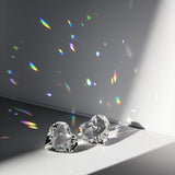 HDCRYSTALGIFTS 24pcs Crystal Heart Prisms Suncatchers 20mm Clear Glass Beads Rainbow Maker Sun Catchers Chandelier Crystals Drop Parts Glass Wedding Valentine's Day Decorations