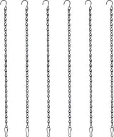 VRSS Hanging Chains for Hanging Planter Basket Bird Feeder Lanterns Ornaments Wind Chimes Billboards DIY Crafts (19 inch 6pcs)